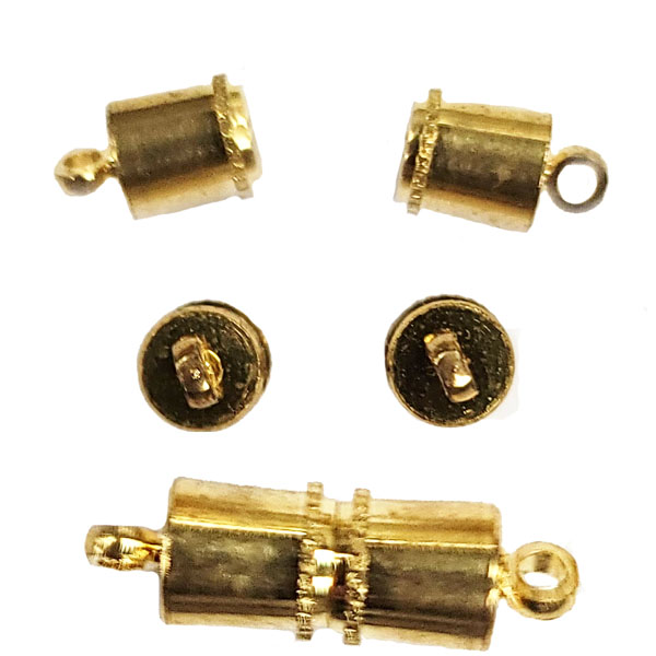 MAGENTIC BAMBOO CLASP 5X16MM  GOLD COLOR(10 PCS)